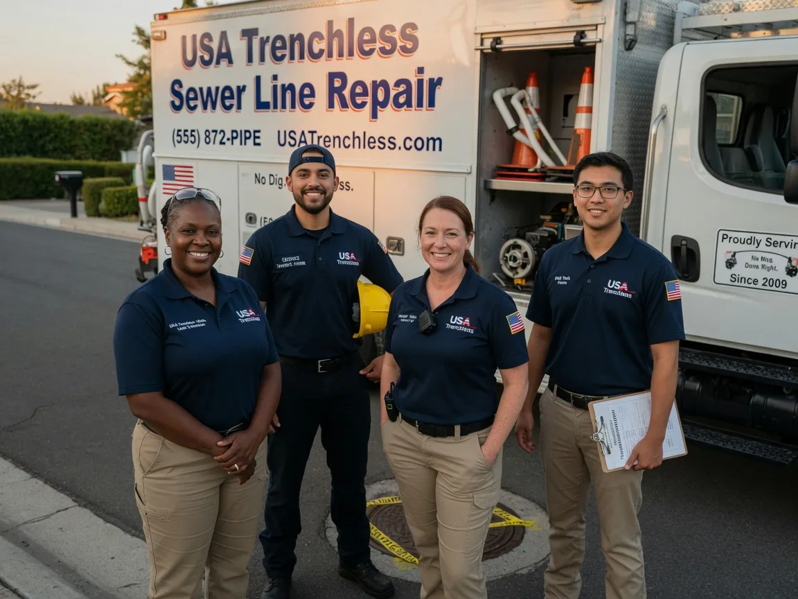 Sewer Line Repair company in Newark, TX